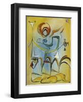 St.George and the Dragon-Vaan Manoukian-Framed Art Print