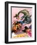 St George and the Dragon-Severino Baraldi-Framed Giclee Print