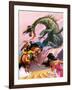 St George and the Dragon-Severino Baraldi-Framed Giclee Print