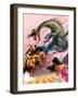 St George and the Dragon-Severino Baraldi-Framed Giclee Print