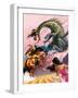 St George and the Dragon-Severino Baraldi-Framed Giclee Print