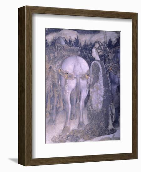 St George and the Princess, 1433-1435-Antonio Pisanello-Framed Giclee Print