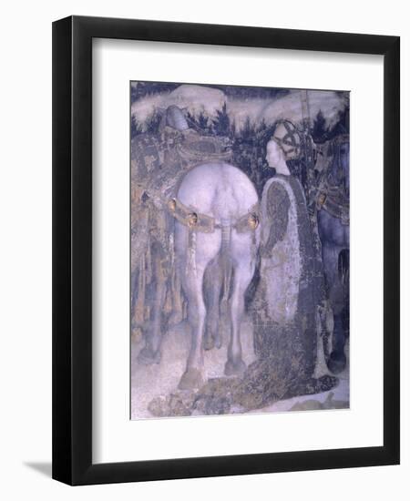 St George and the Princess, 1433-1435-Antonio Pisanello-Framed Giclee Print