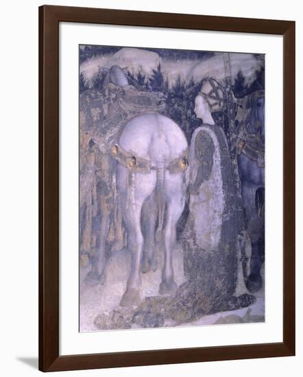 St George and the Princess, 1433-1435-Antonio Pisanello-Framed Giclee Print