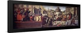 St. George Baptizes King Aio and Queen Silene-Vittore Carpaccio-Framed Giclee Print