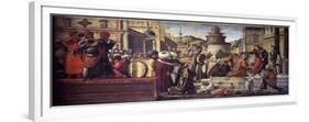 St. George Baptizes King Aio and Queen Silene-Vittore Carpaccio-Framed Giclee Print