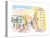 St George Bermuda Quiet Street Walk Afternoon-M. Bleichner-Stretched Canvas