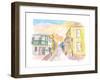 St George Bermuda Quiet Street Walk Afternoon-M. Bleichner-Framed Art Print