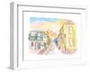 St George Bermuda Quiet Street Walk Afternoon-M. Bleichner-Framed Art Print