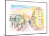 St George Bermuda Quiet Street Walk Afternoon-M. Bleichner-Mounted Art Print