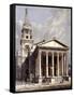 St George, Bloomsbury, Holborn, London, 1811-George Shepherd-Framed Stretched Canvas