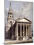 St George, Bloomsbury, Holborn, London, 1811-George Shepherd-Mounted Giclee Print