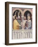 St George Disputing with Diocletian, Scene Taken from Episodes from Life of St George-Altichiero-Framed Giclee Print