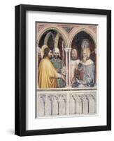 St George Disputing with Diocletian, Scene Taken from Episodes from Life of St George-Altichiero-Framed Giclee Print