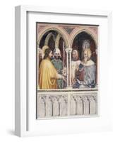 St George Disputing with Diocletian, Scene Taken from Episodes from Life of St George-Altichiero-Framed Giclee Print