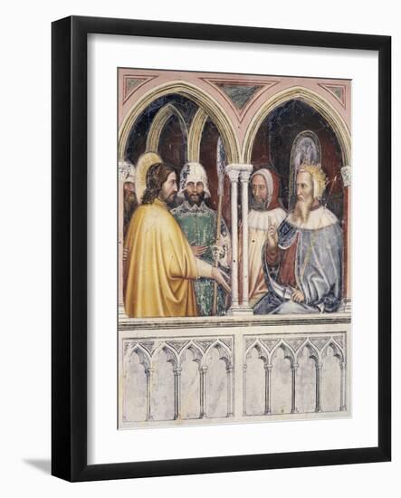 St George Disputing with Diocletian, Scene Taken from Episodes from Life of St George-Altichiero-Framed Giclee Print