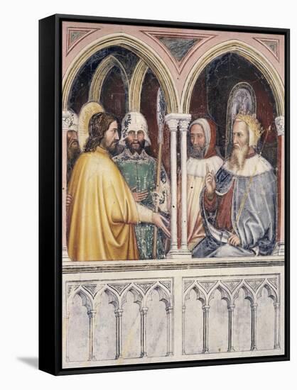 St George Disputing with Diocletian, Scene Taken from Episodes from Life of St George-Altichiero-Framed Stretched Canvas