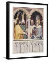 St George Disputing with Diocletian, Scene Taken from Episodes from Life of St George-Altichiero-Framed Giclee Print