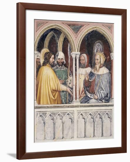 St George Disputing with Diocletian, Scene Taken from Episodes from Life of St George-Altichiero-Framed Giclee Print