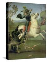 St. George Fighting the Dragon, C. 1505-Raffael-Stretched Canvas