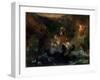 St George Fighting the Dragon or Perseus Delivering Andromeda, 1847-Eugene Delacroix-Framed Giclee Print