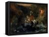 St George Fighting the Dragon or Perseus Delivering Andromeda, 1847-Eugene Delacroix-Framed Stretched Canvas
