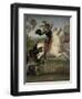 St. George Fighting the Dragon-Raphael-Framed Giclee Print