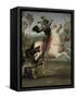 St. George Fighting the Dragon-Raphael-Framed Stretched Canvas