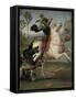 St. George Fighting the Dragon-Raphael-Framed Stretched Canvas