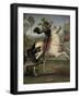 St. George Fighting the Dragon-Raphael-Framed Giclee Print