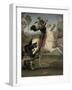 St. George Fighting the Dragon-Raphael-Framed Giclee Print