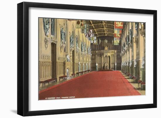 St. George Hall, Windsor Castle-null-Framed Art Print