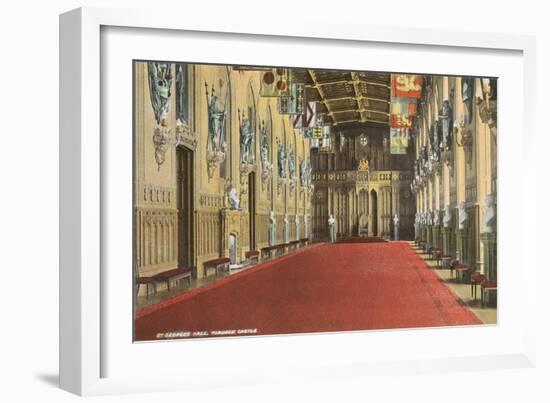 St. George Hall, Windsor Castle-null-Framed Art Print