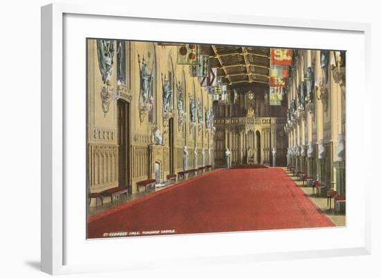 St. George Hall, Windsor Castle-null-Framed Art Print