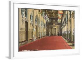 St. George Hall, Windsor Castle-null-Framed Art Print