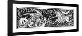 St George Killing the Dragon, 1884-George Heywood Maunoir Sumner-Framed Giclee Print