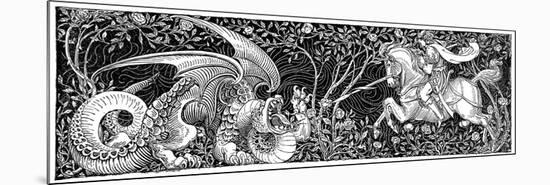 St George Killing the Dragon, 1884-George Heywood Maunoir Sumner-Mounted Premium Giclee Print
