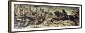 St. George Killing the Dragon-Vittore Carpaccio-Framed Giclee Print