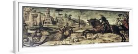 St. George Killing the Dragon-Vittore Carpaccio-Framed Giclee Print