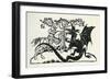 St George of Merrie England-Arthur Rackham-Framed Giclee Print