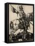 St George on Horseback, 1508-Albrecht Dürer-Framed Stretched Canvas