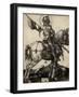 St George on Horseback, 1508-Albrecht Dürer-Framed Giclee Print