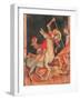 St George's Battle with the Dragon-Vitale da Bologna-Framed Giclee Print