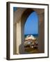 St George's Castle Through Arched Window at St Jago Fort, Elmina Castle, Elmina, Ghana-Alison Jones-Framed Photographic Print