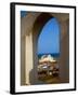 St George's Castle Through Arched Window at St Jago Fort, Elmina Castle, Elmina, Ghana-Alison Jones-Framed Photographic Print