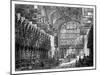 St George's Chapel, Windsor, Showing Royal Gallery and Altar-null-Mounted Giclee Print
