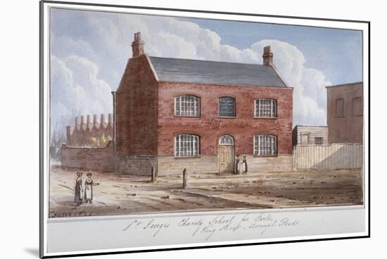 St George's Charity School for Girls, King Street, Southwark, London, 1825-G Yates-Mounted Giclee Print