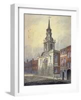 St George's Church, Borough High Street, Southwark, London, C1815-William Pearson-Framed Giclee Print