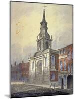 St George's Church, Borough High Street, Southwark, London, C1815-William Pearson-Mounted Giclee Print