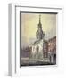 St George's Church, Borough High Street, Southwark, London, C1815-William Pearson-Framed Giclee Print